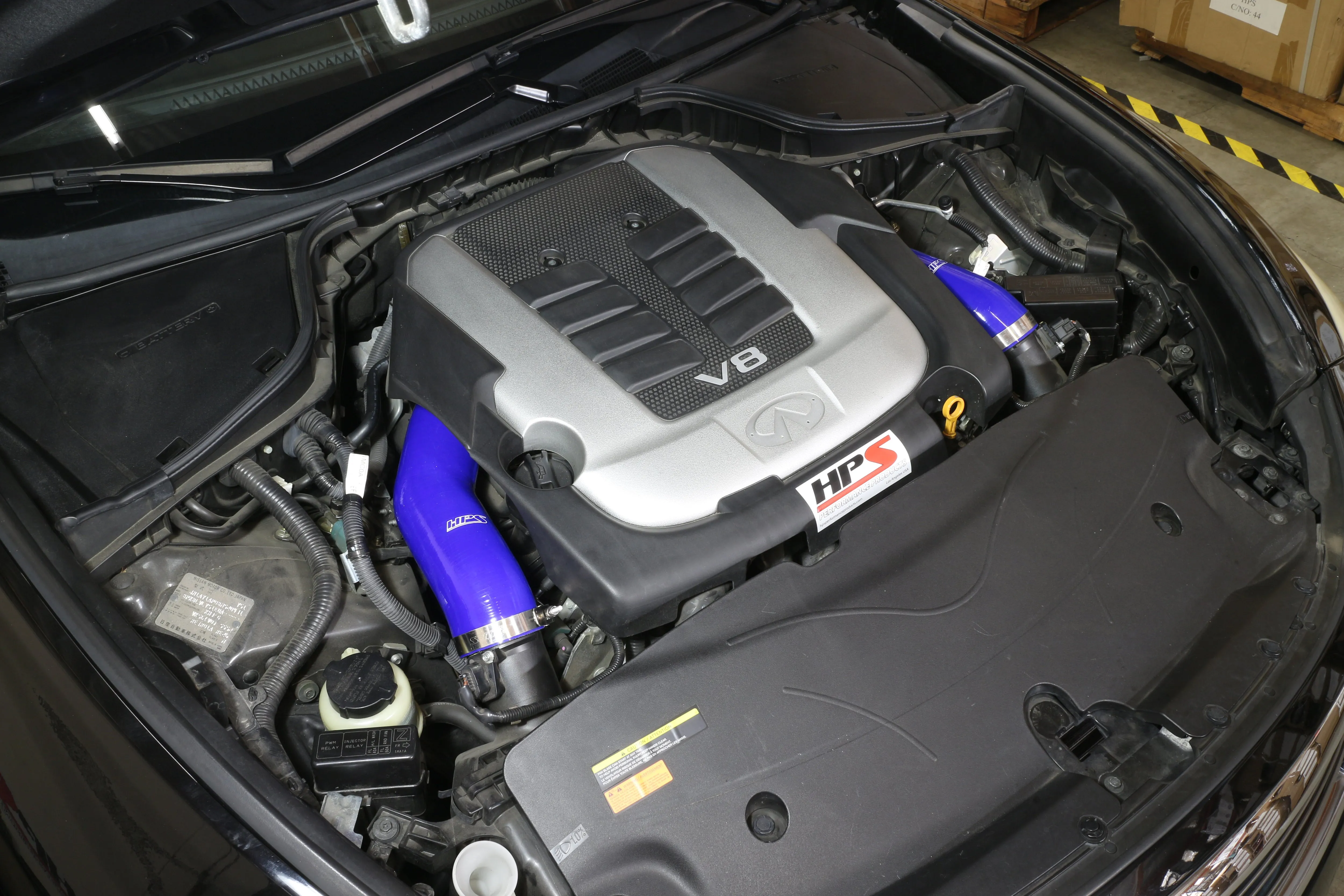 HPS Silicone Air Intake Hose Infiniti Q70 5.6L V8 (2014-2019) [Post MAF] Black or Blue