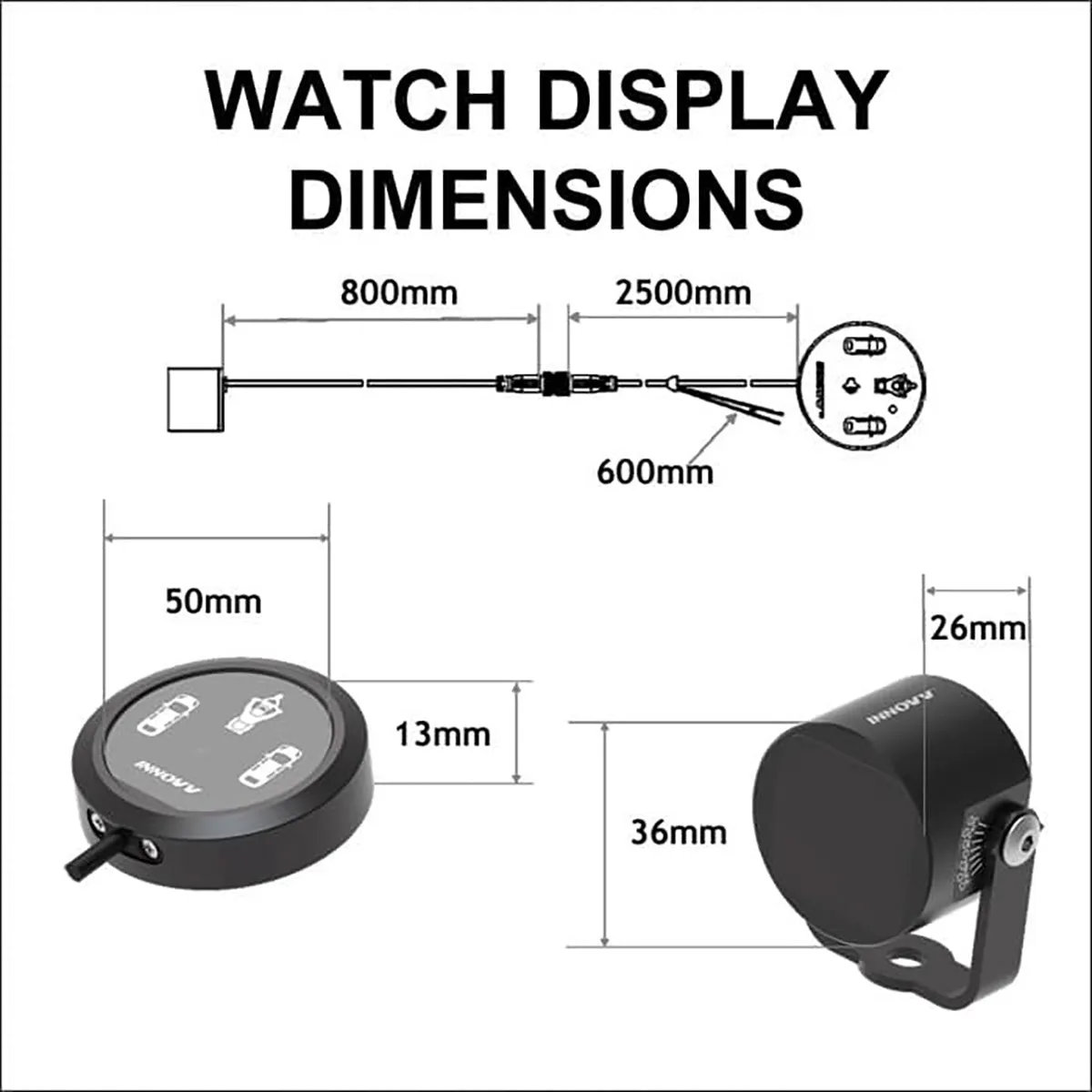 INNOVV Thirdeye Blind Spot Warning System