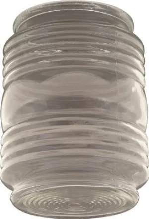 Jelly Jar Ceiling Fixture Replacement Glass Clear 4-3/4 Inch  3-1/8 Inch  Fitter 4 Per Box