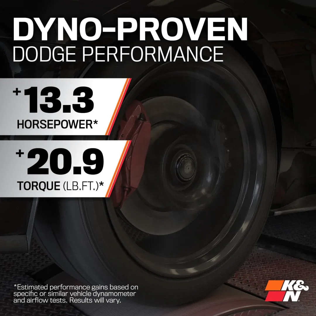 K&N Air Intake System Dodge Magnum 5.7L V8 (05-06) 6.1L V8 (06-08) [DRYFLOW Series] 30-1542