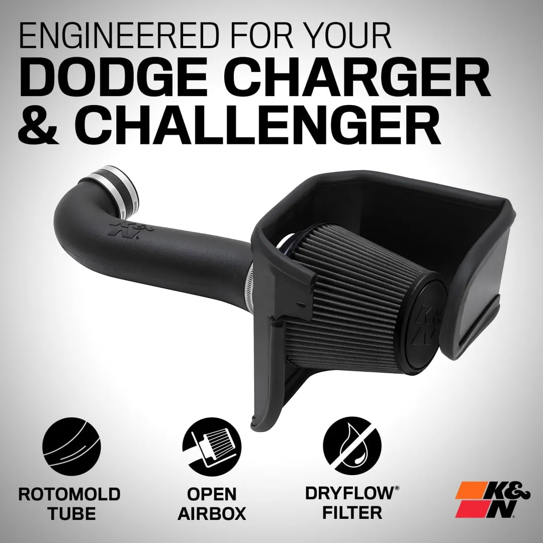 K&N Air Intake System Dodge Magnum 5.7L V8 (05-06) 6.1L V8 (06-08) [DRYFLOW Series] 30-1542