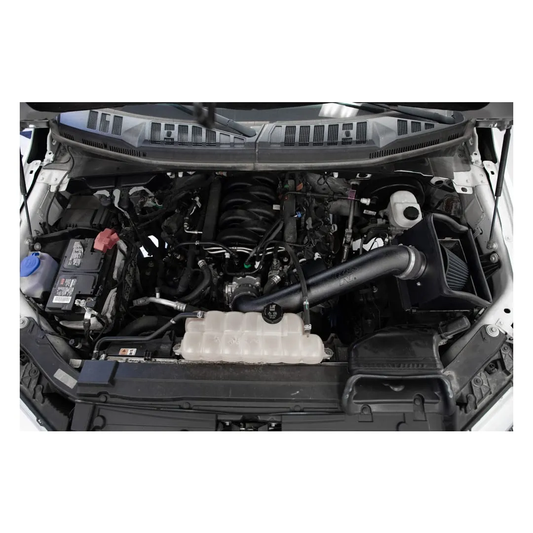 K&N Air Intake System Ford F150 5.0L V8 (2015-2020) [DRYFLOW Series] 30-2591