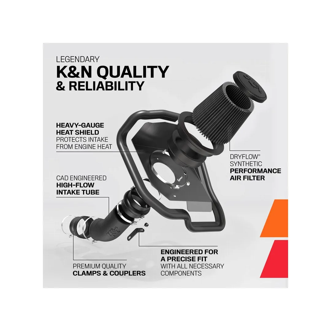 K&N Air Intake System Toyota FJ Cruiser 4.0L V6 (2010-2014) [DRYFLOW Series] 30-9034