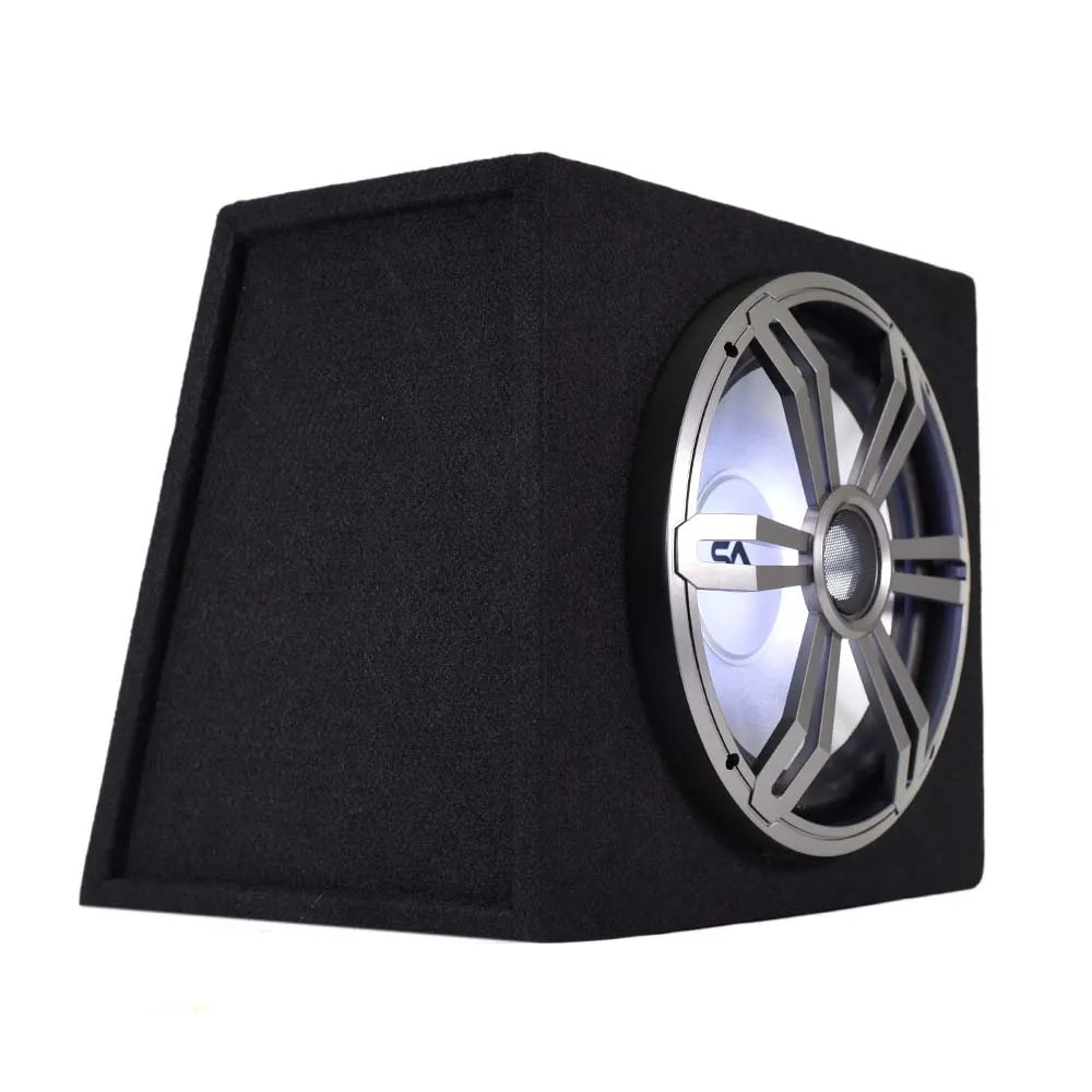 LightRage12 - 12 Inch 600 Watt Car Audio Subwoofer Enclosure with RGB Illumination