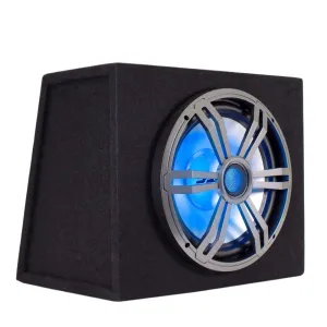 LightRage12 - 12 Inch 600 Watt Car Audio Subwoofer Enclosure with RGB Illumination