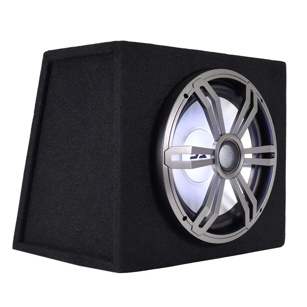 LightRage12 - 12 Inch 600 Watt Car Audio Subwoofer Enclosure with RGB Illumination