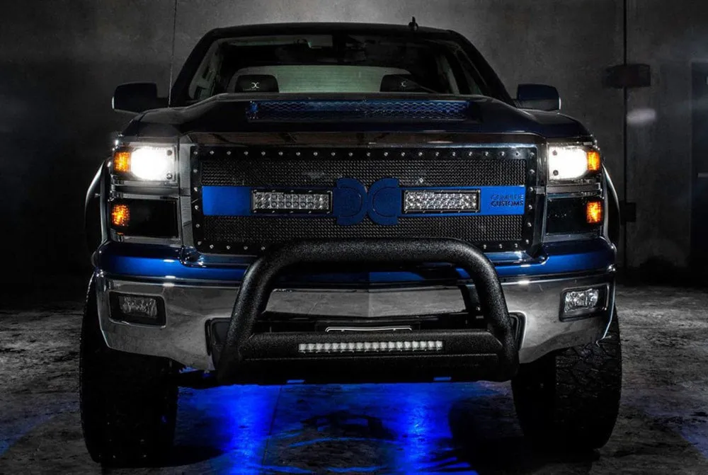 Lund Nudge Bull Bar with 20" LED Light for RAM 2500HD | Black