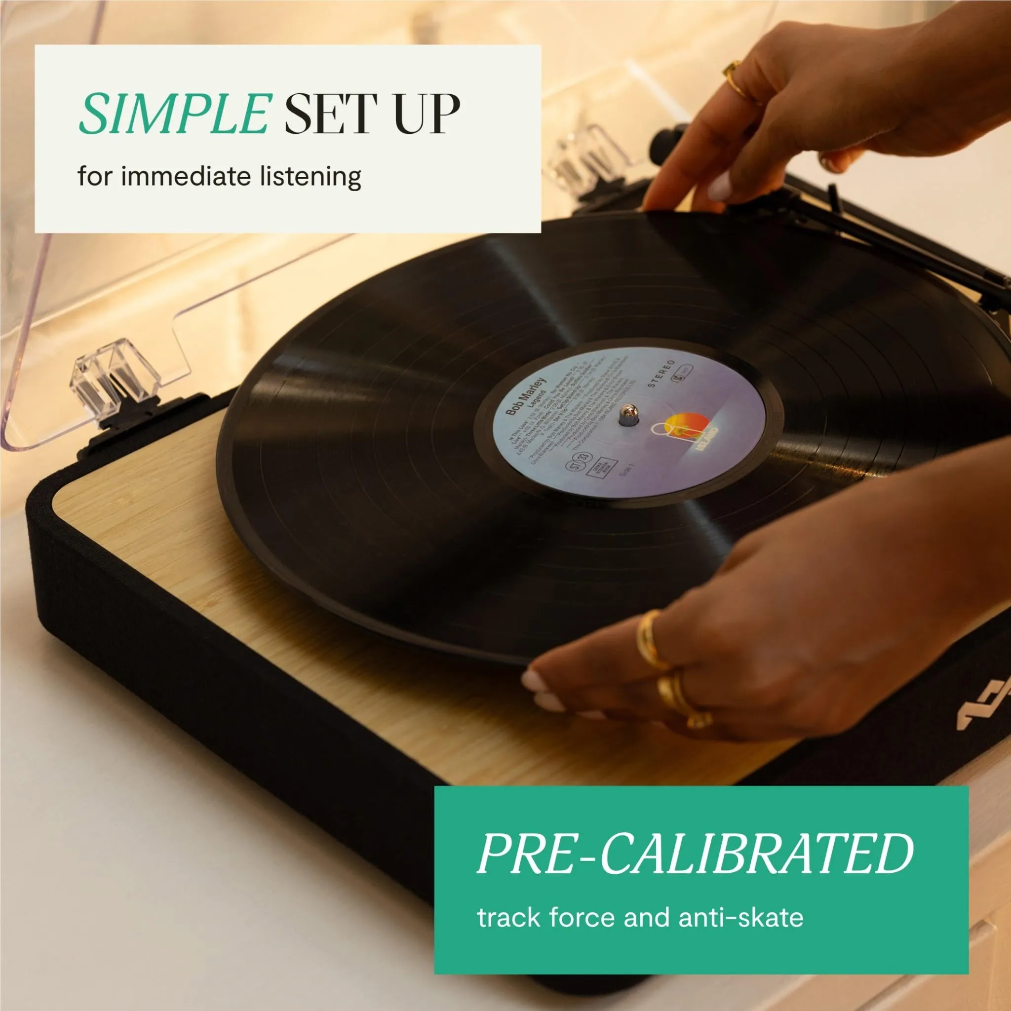 Marley Revolution Bluetooth Turntable (Signature Black)
