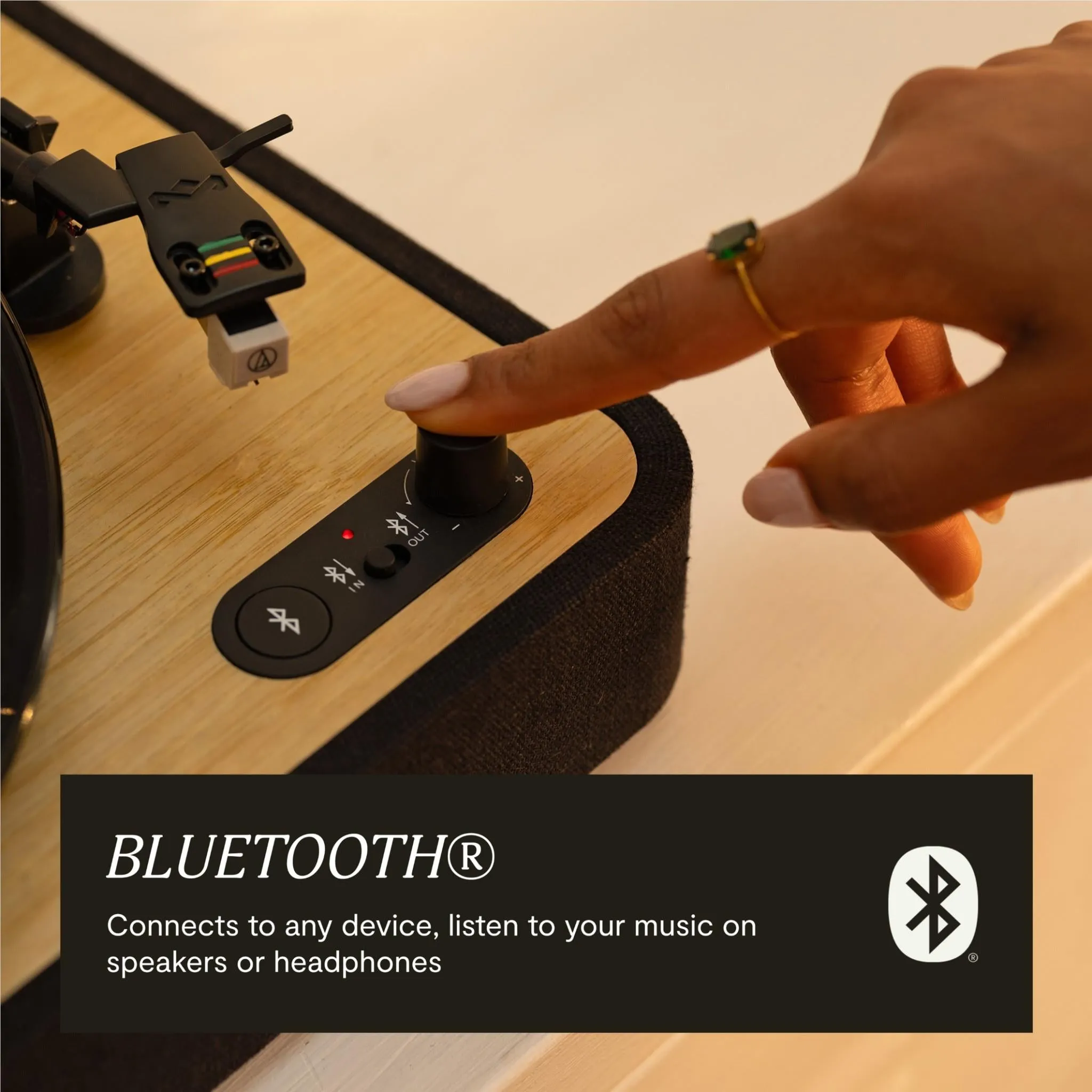 Marley Revolution Bluetooth Turntable (Signature Black)