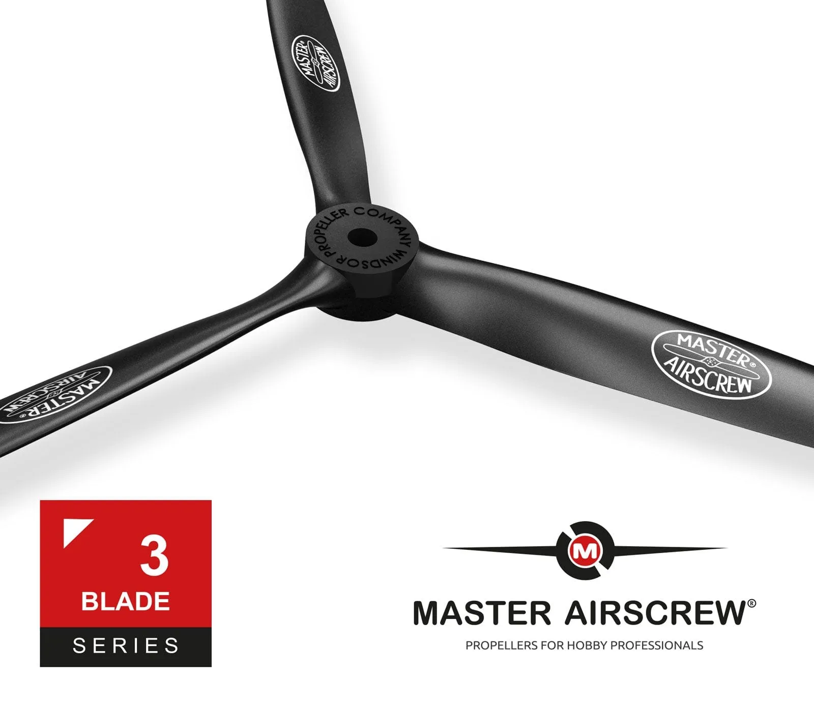 Master Airscrew 5x3 3-Blade Electric Propeller (Reverse)
