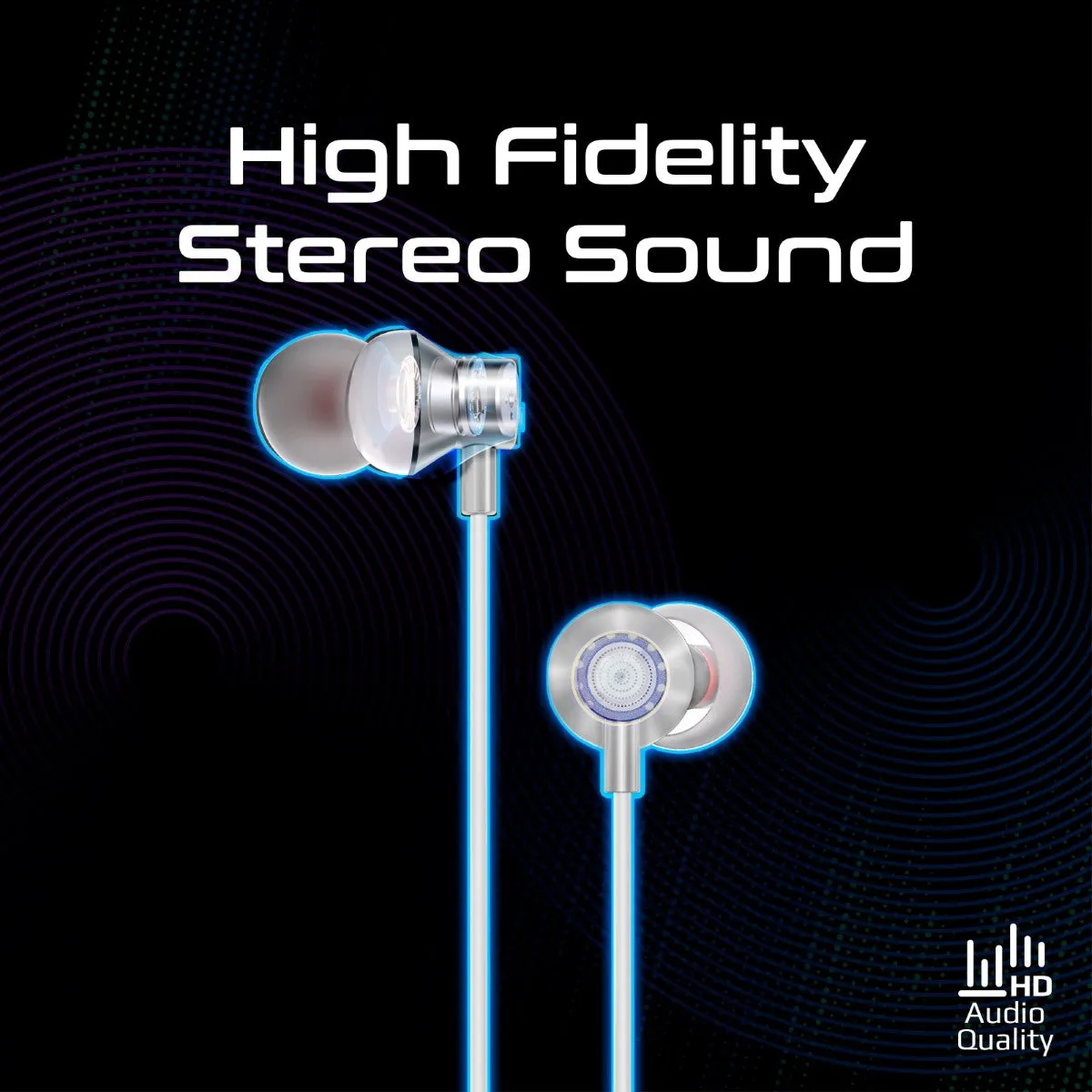 MFi-Certified Ergonomic In-Ear Lightning Connector Earphones