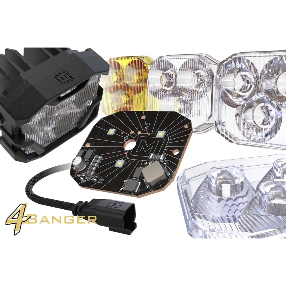 Morimoto - 4Banger LED Ditch Light System - Toyota Tacoma (2016-2023)