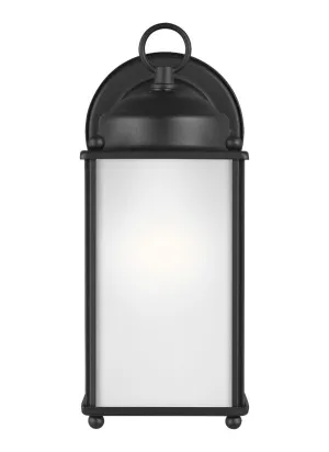 New Castle Collection - Large One Light Outdoor Wall Lantern | Finish: Black - 8593001-12