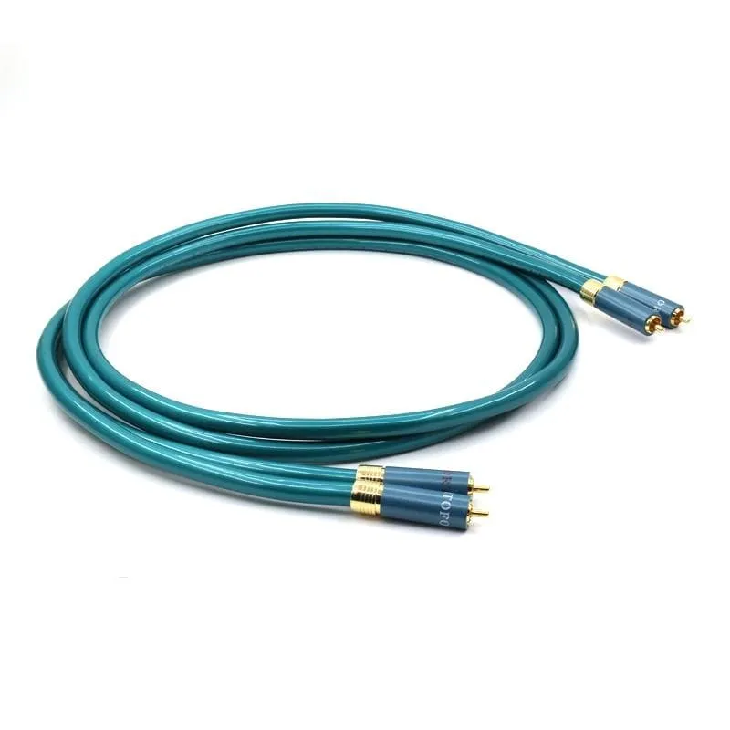 Ortofon RCA Cable Hi-end CD Amplifier Interconnect 2RCA to 2RCA Male Audio Cable