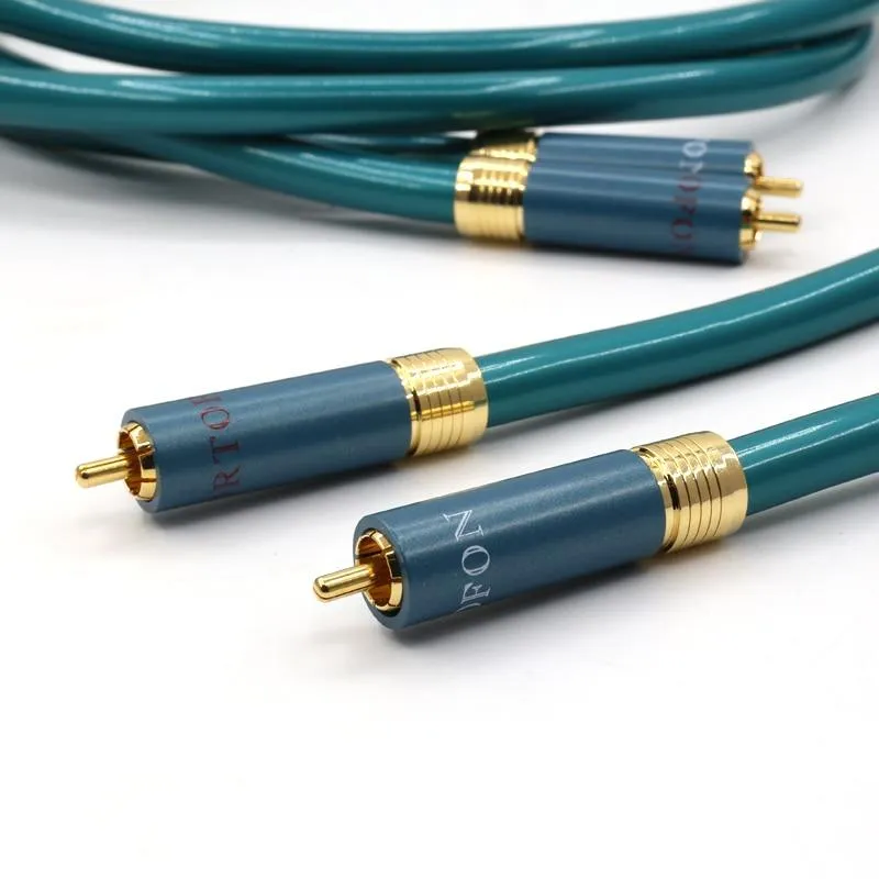 Ortofon RCA Cable Hi-end CD Amplifier Interconnect 2RCA to 2RCA Male Audio Cable