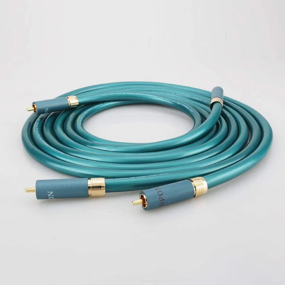 Ortofon RCA Cable Hi-end CD Amplifier Interconnect 2RCA to 2RCA Male Audio Cable