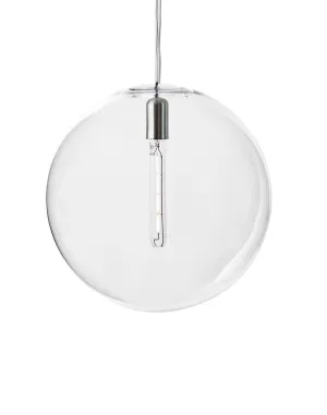 Outlet Luna pendant - Large - clear