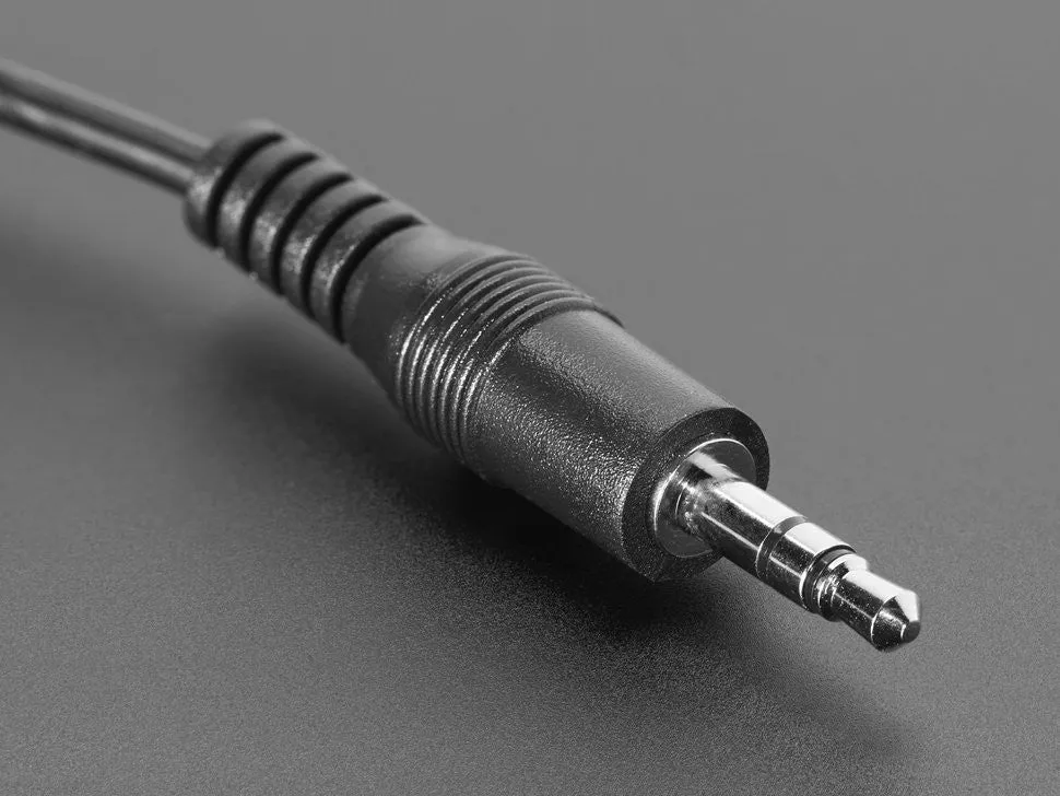 Panel Mount Stereo Audio Extension Cable - 1/8" / 3.5mm