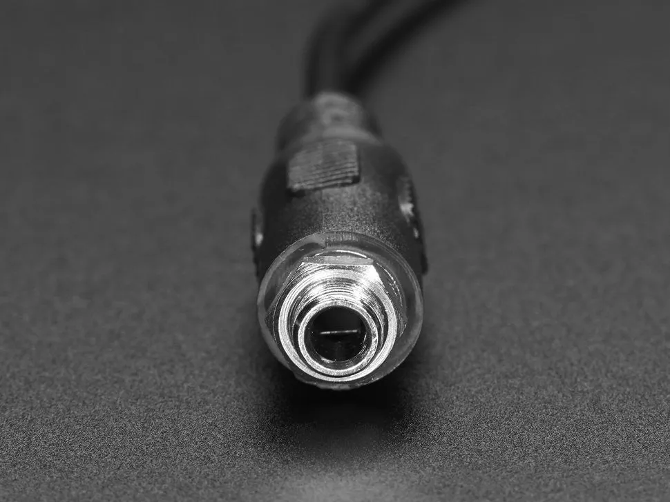 Panel Mount Stereo Audio Extension Cable - 1/8" / 3.5mm