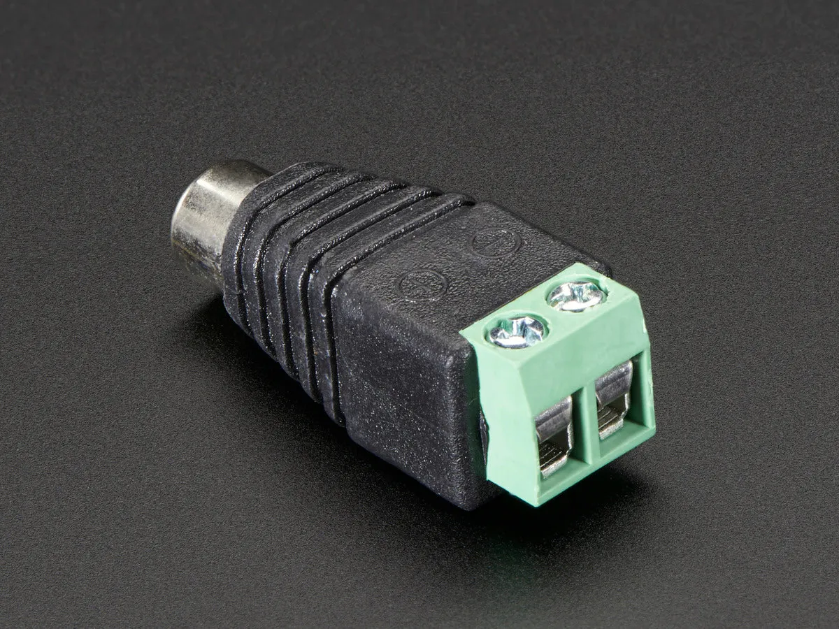RCA (Composite Video, Audio) Female Jack Terminal Block