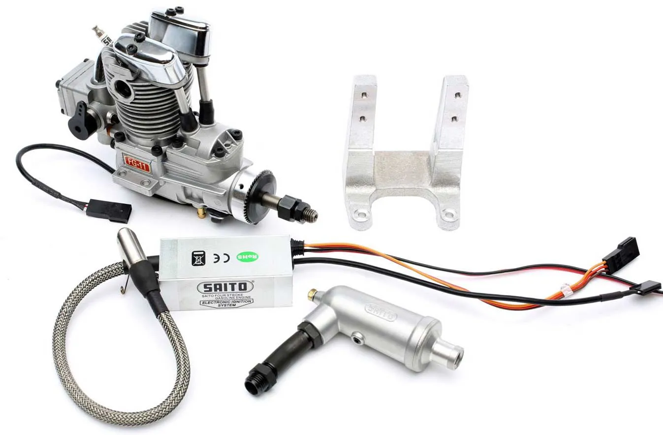 Saito Engines FG-11 Gas Single Cyliner Engine: BZ SAIEG11