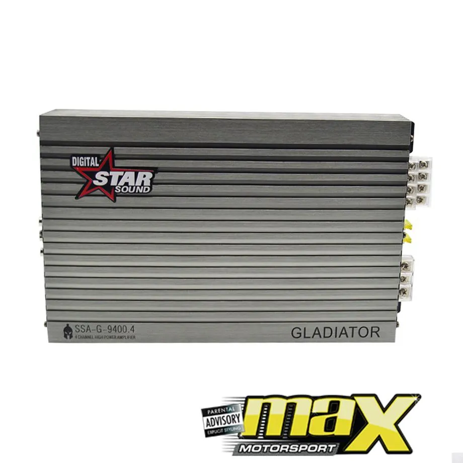 Star Sound Gladiator Series 4-Channel Amplifier (9400W)