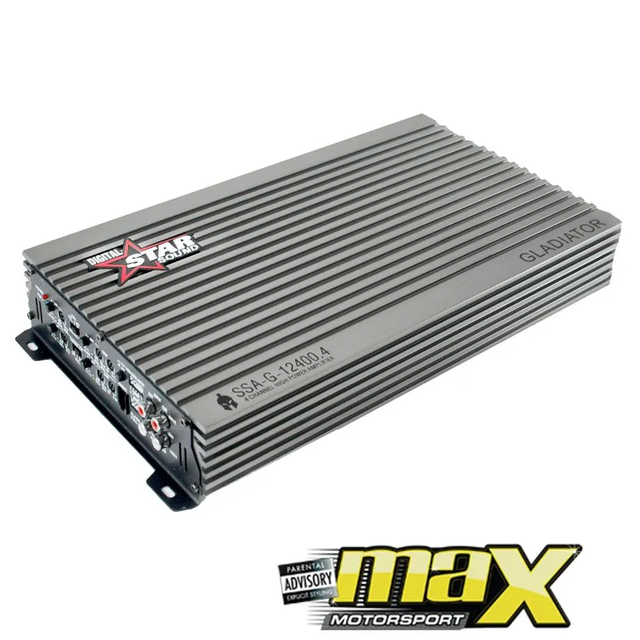 Star Sound Gladiator Series 4-Channel Amplifier (9400W)