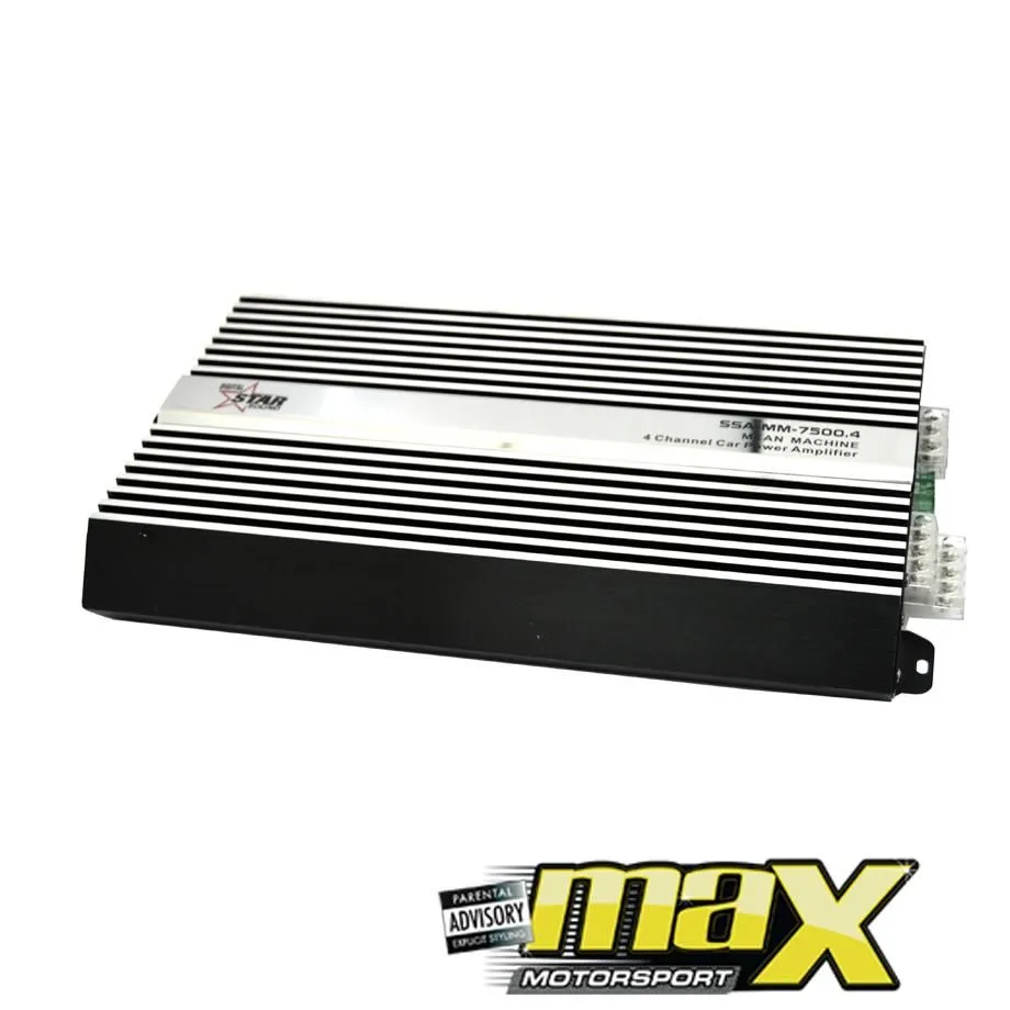 Star Sound Mean Machine Series Amplifier 7500W 4 Channel