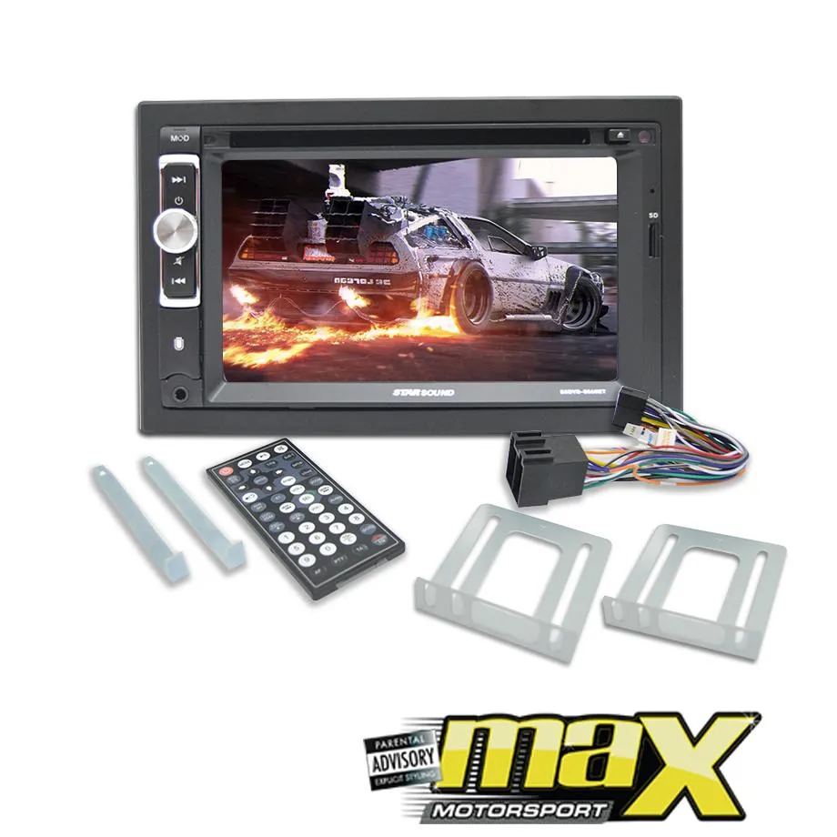 Star Sound SSDVD-8060BT Double Din DVD Player with Bluetooth & USB/SD