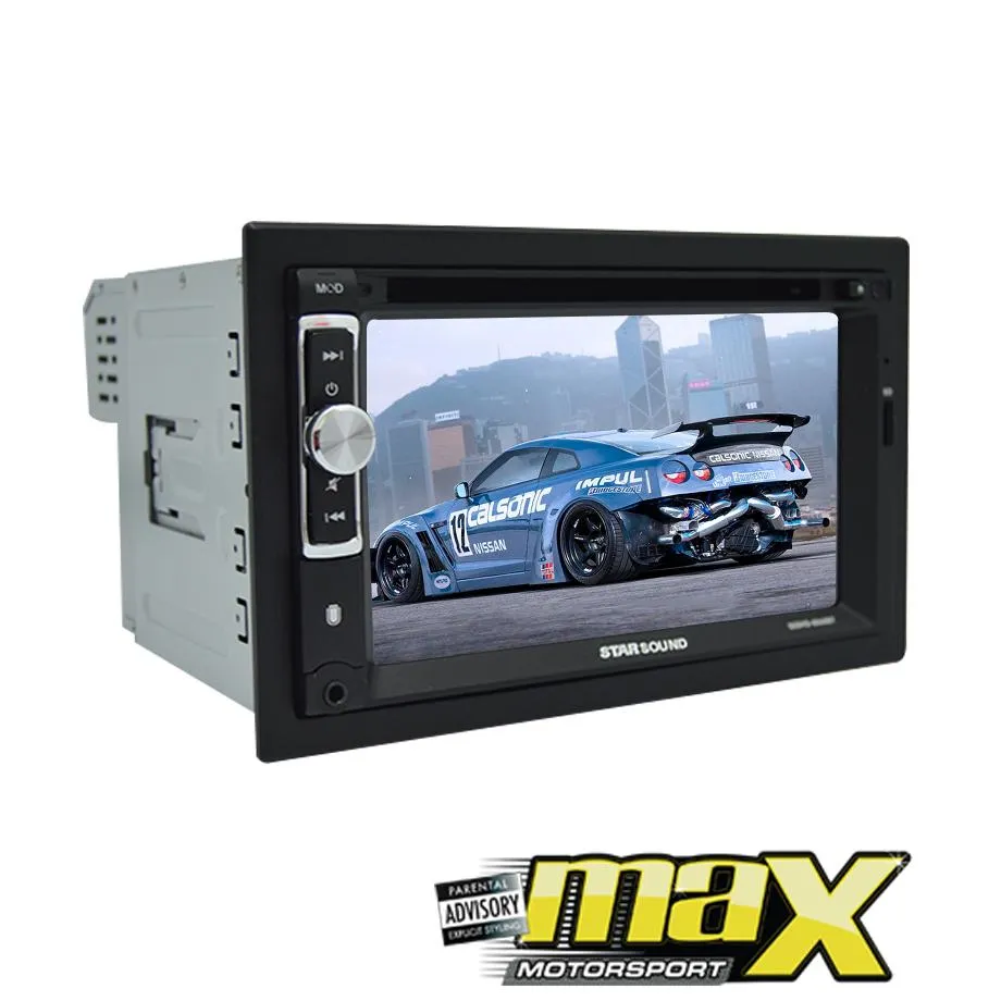 Star Sound SSDVD-8060BT Double Din DVD Player with Bluetooth & USB/SD