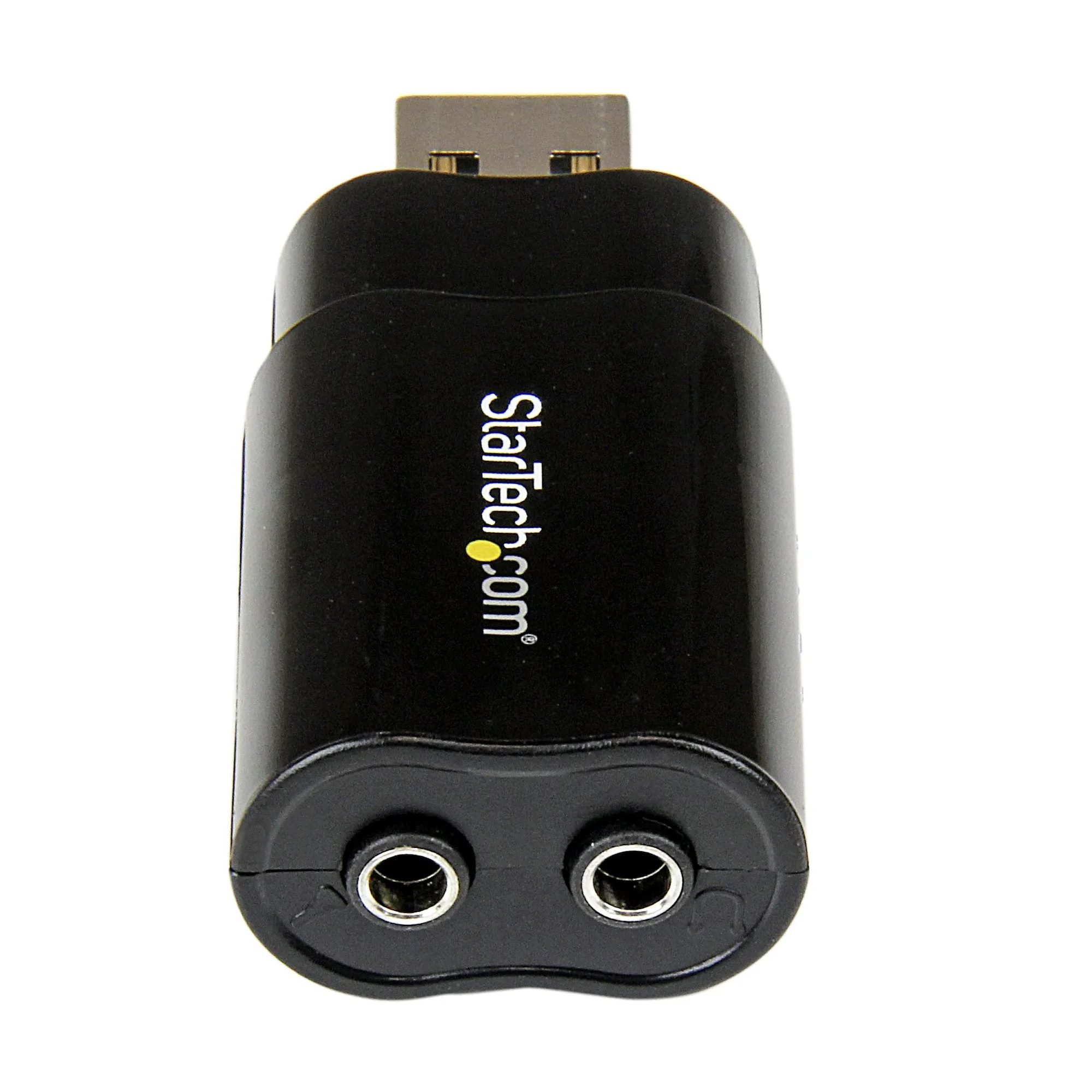 Startech.Com Usb Sound Card - 3.5Mm Audio Adapter - External Sound Card - Black - External Sound Card (Icusbaudiob) - So