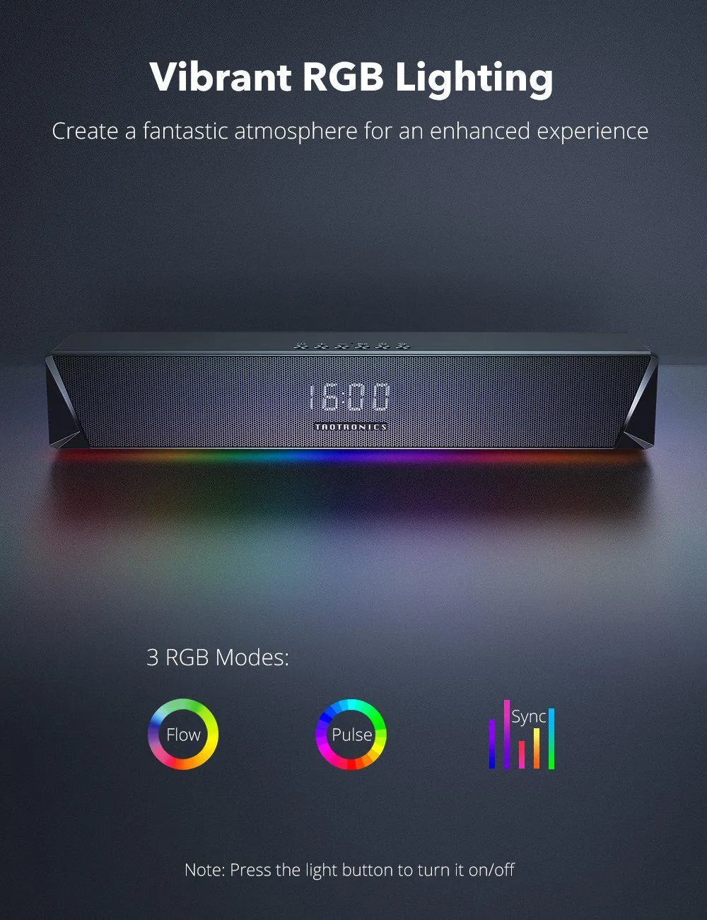 Wireless Bluetooth Speaker & Sound Bar Gaming Computer Speaker