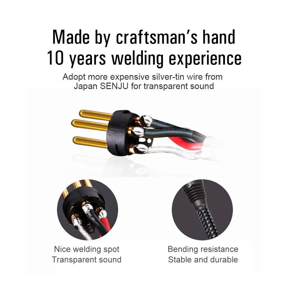 XLR to XLR Microphone Cable Male to Female 2M 5M 10M Balanced XLR 3Pin Nylon Braided for Audio Mixer Amplifiers  2 Pack