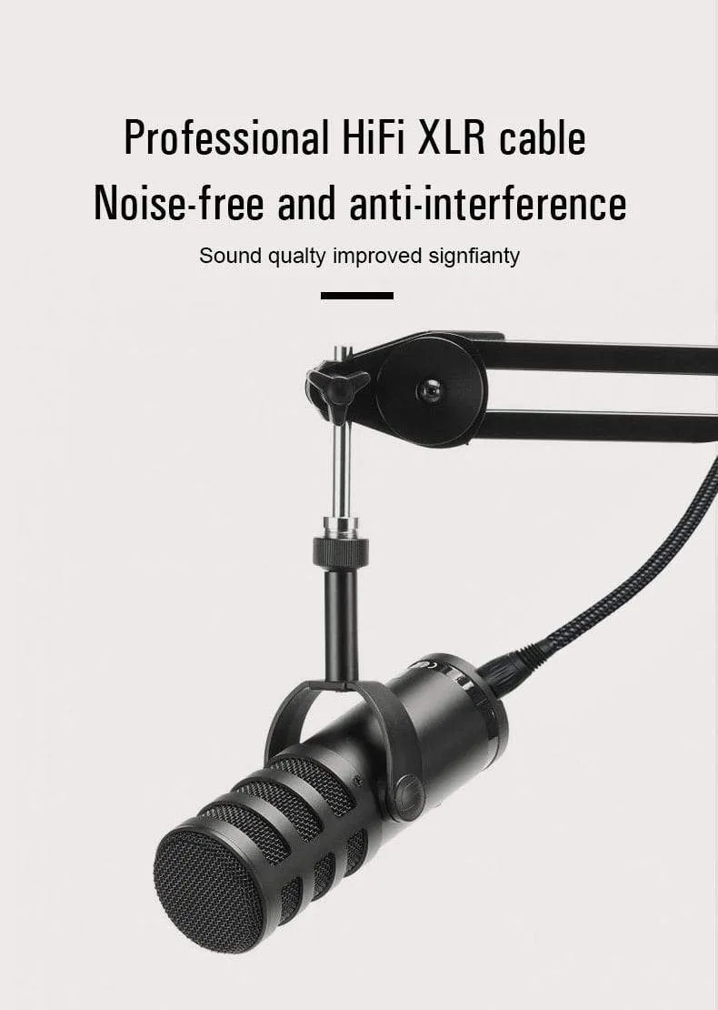 XLR to XLR Microphone Cable Male to Female 2M 5M 10M Balanced XLR 3Pin Nylon Braided for Audio Mixer Amplifiers  2 Pack